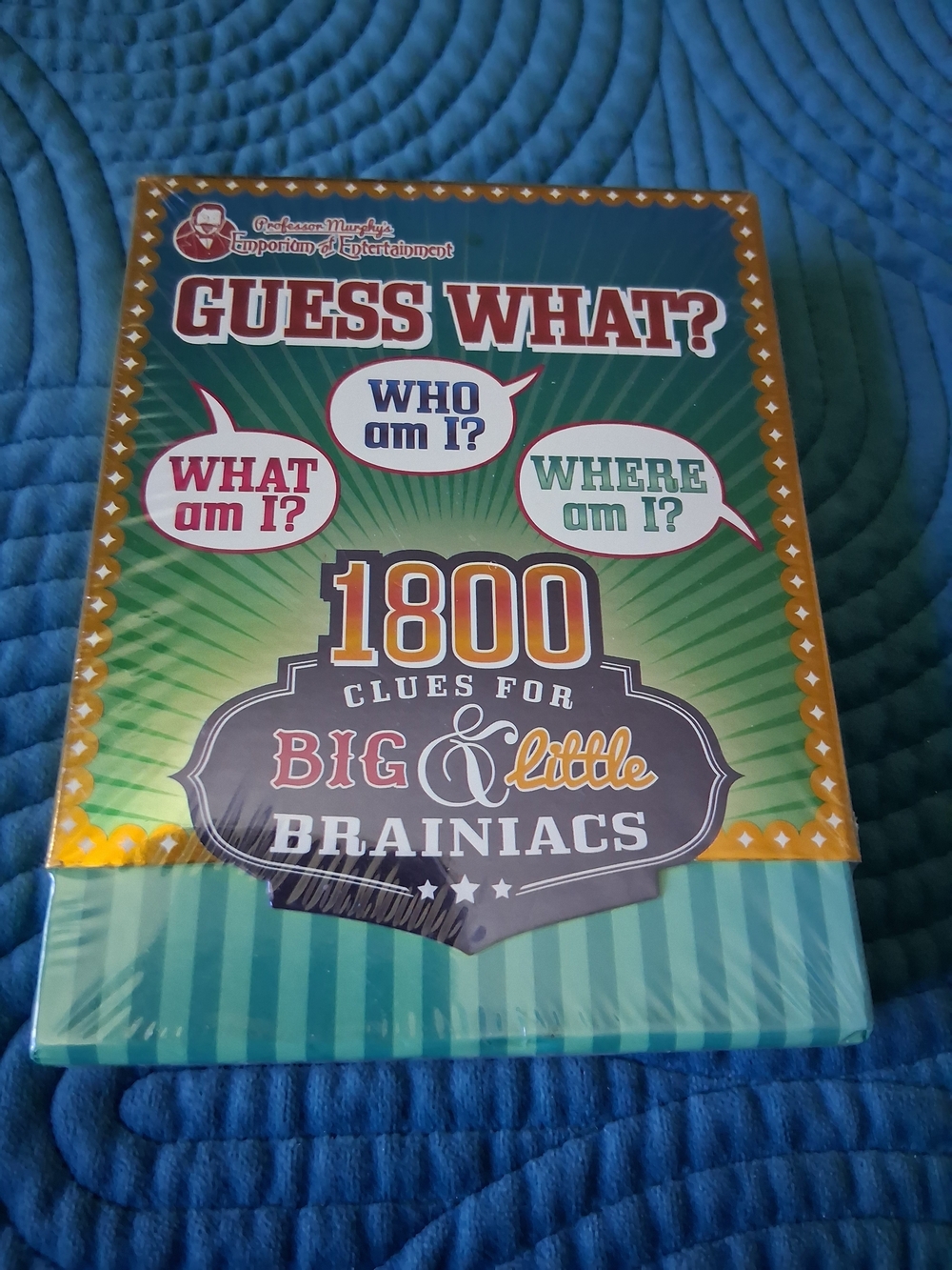 Guess What? 1800 Clues Card Game – Green Edition